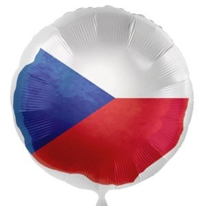 Foliový balonek Vlajka České republiky - 43cm