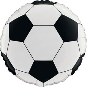 Foliový balonek fotbalový míč 45 cm - Nebalený