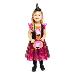Dětský kostým Prasátko Peppa čarodějkou- 2 až 3 let