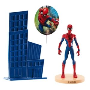 Dekorace na dort Spiderman 7 cm - 3 ks