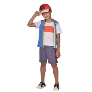 Kostým Pokemon - Ash 4 až 6 let - 104-116 cm