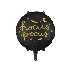 Foliový balonek halloween - Hocus Pocus - černý 43 cm