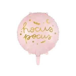 Foliový balonek halloween - Hocus Pocus - růžový 43 cm