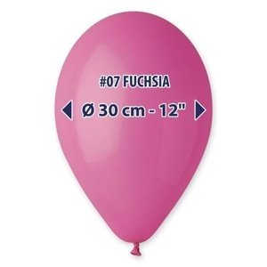 Balonky 30 cm - tmavě růžové 100 ks