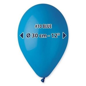 Balonky 30 cm - modré 100 ks