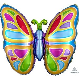 Foliový balonek - Motýl 63 cm - Amscan