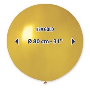 Obří nafukovací balon - zlatá 1 ks