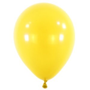 Balonek Standard Yellow Sunshine 40 cm, D02 - žlutý, 50 ks