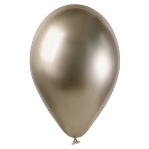 Latexový balonek chrome Champagne 33 cm