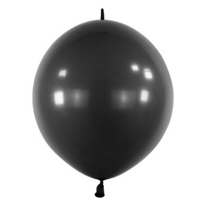 Balonek spojovací Jet Black, D14 - černý , 50 ks