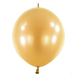 Balonek spojovací Pearl Gold, DM95 - Zlatý perleťový, 50 ks