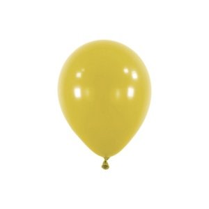 Balonek Fashion Mustard 13 cm - D83, Horčičný - 100 ks
