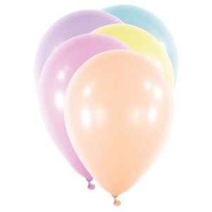 Dekorační balonky Mix barev Macaron 13 cm - 100 ks