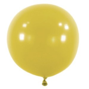 Balonek Fashion Mustard 60 cm - D83, Horčičný - 4 ks