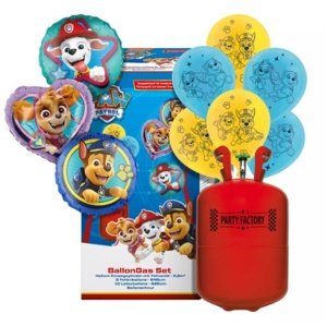 Sada helium a balónky - Tlapková Patrola