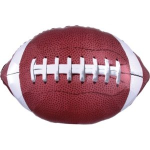 Foliový balonek - Míč na americký fotbal -  78 x 50 cm
