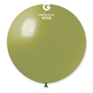 Obří nafukovací balon - olivový