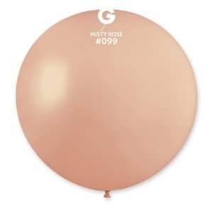 Obří nafukovací balon - mlhavě růžový
