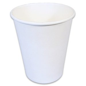 Papírové kelímky Bílé - bez plastu - 50 ks, 330 ml