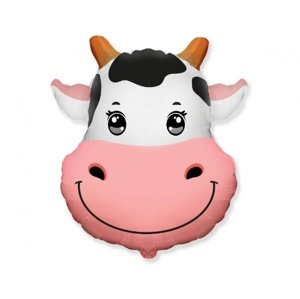 Foliový balonek hlava - Kráva 61 cm