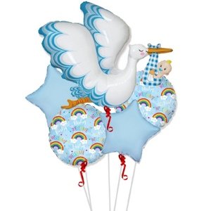 Sada fóliových balonků Narození chlapečka - 5 ks - BP