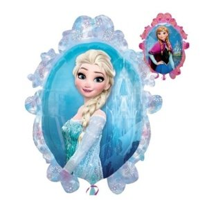 Foliový balonek ovál Frozen - Anna a Elsa 51 x 69 cm - BP