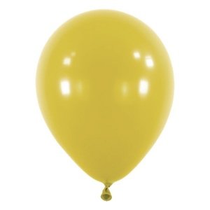 Balonek Fashion Mustard 30 cm - D83, Hořčičný