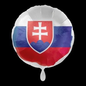 Foliový balonek - Vlajka SK - 43 cm