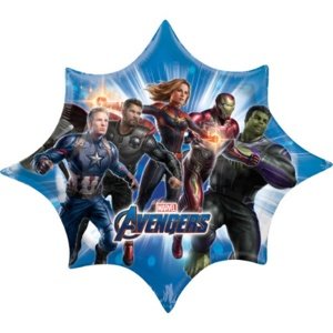 Foliový balonek Avengers Endgame - hvězda 88 cm