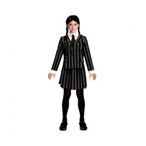 Dětský kostým Wednesday Addams -  8 až 10 let - Vel. 130 - 140 cm