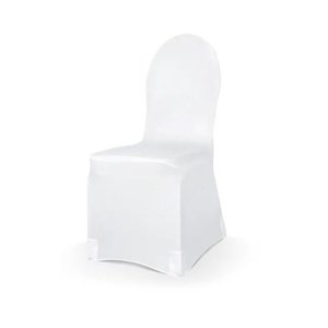 Potah na židli elastický - Bílý - Zapůjčení