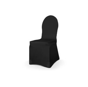 Potah na židli elastický černý