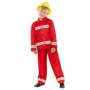 Dětský kostým malý hasič 8 až 10 let - Vel. 134 - 140 cm