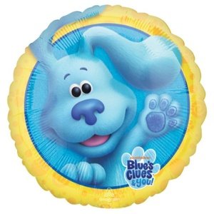 Foliový  balonek Stopy Blue - Modříkovy hádanky 43 cm