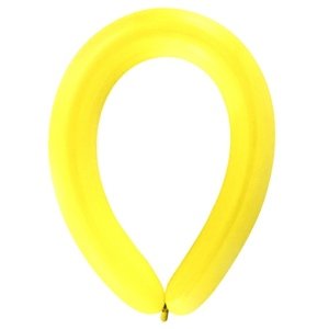 Balonek modelovací široký - Yellow Sunshine, D02 - žlutý, 50ks