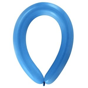 Balonek modelovací široký - Bright Royal Blue, D10 - modrý, 50ks