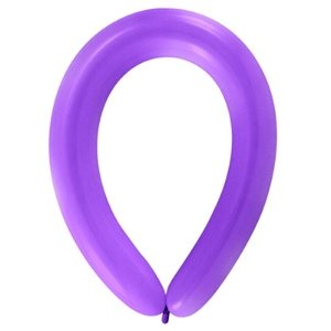 Balonek modelovací široký - New Purple, D49 - fialová, 50ks