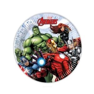 EKO Papírové talířky Avengers 20 cm - 8 ks