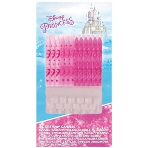Dortové svíčky Disney princess - 12  ks