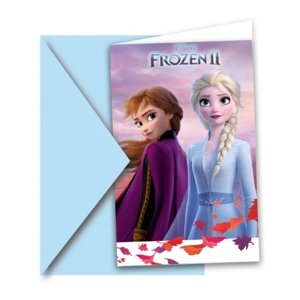Party pozvánky Frozen 2- New Generation 6 ks