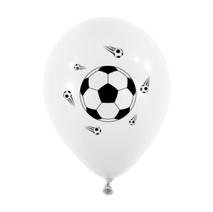 Balonky s potiskem Fotbal Lux,  5 ks
