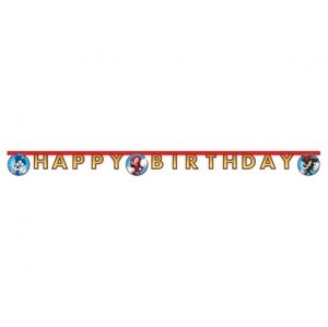 Party nápis Sonic Happy Birthday - 200 cm