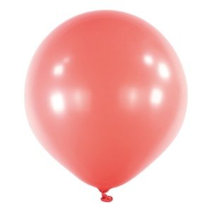 Balonek Macaron Strawberry 60 cm, D24 - Makrónkový červený, 4 ks
