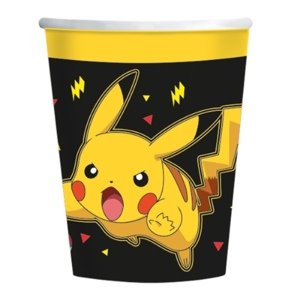 Papírové kelímky Pokemon - Pikachu 237 ml