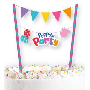 Dekorace na dort - Peppa's party
