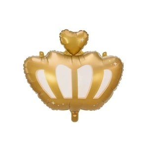 Foliový balonek královská koruna se srdíčkem 52 x 42 cm