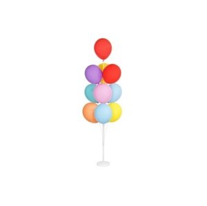 Stojan na balonky bílý - 160 cm
