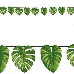 Papírová girlanda - palmové listy 300 cm