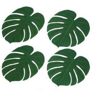 Palmové listy 4 ks, 34 x 30 cm
