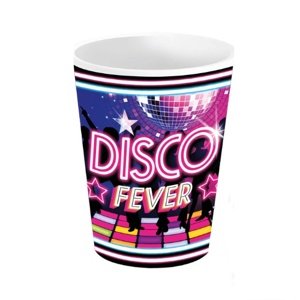 Papírové party kelímky - Disco Fever - 240 ml, 6 ks